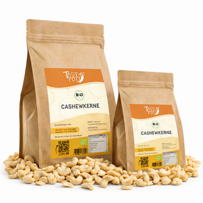 Tasty Pott Bio Cashewkerne ganz - im Beutel
