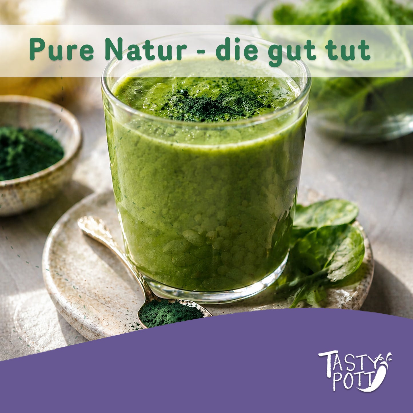 Tasty Pott Bio Chlorella Pulver - im Beutel — Abbildung 6
