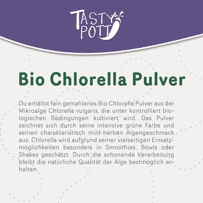 Tasty Pott Bio Chlorella Pulver - im Beutel — Abbildung 3