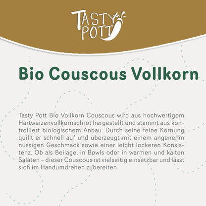 Tasty Pott Bio Vollkorn Couscous - im Beutel — Abbildung 3