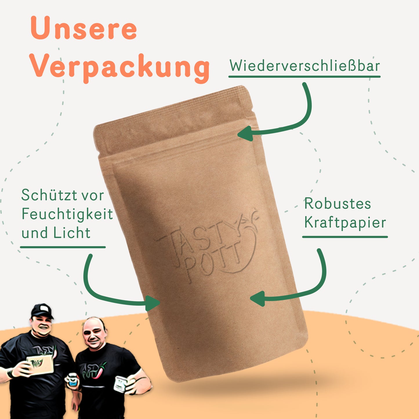 Bio Mandelmus braun - 500g von Tasty Pott — Abbildung 4