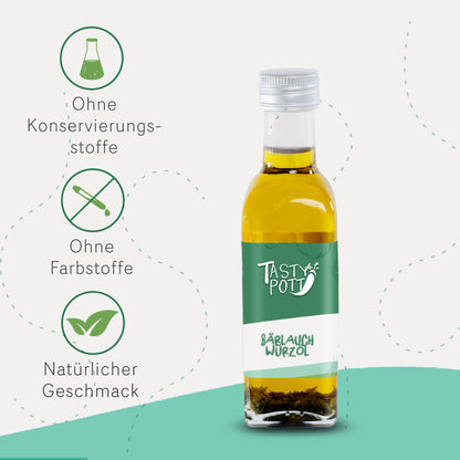 Bärlauch Würzöl - 100 ml Flasche von Tasty Pott — Abbildung 2