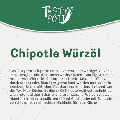 Chipotle Würzöl 100ml - von Tasty Pott — Abbildung 2