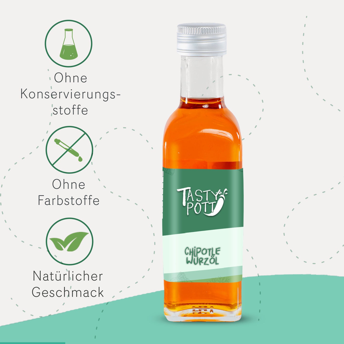 Chipotle Würzöl 100ml - von Tasty Pott — Abbildung 3