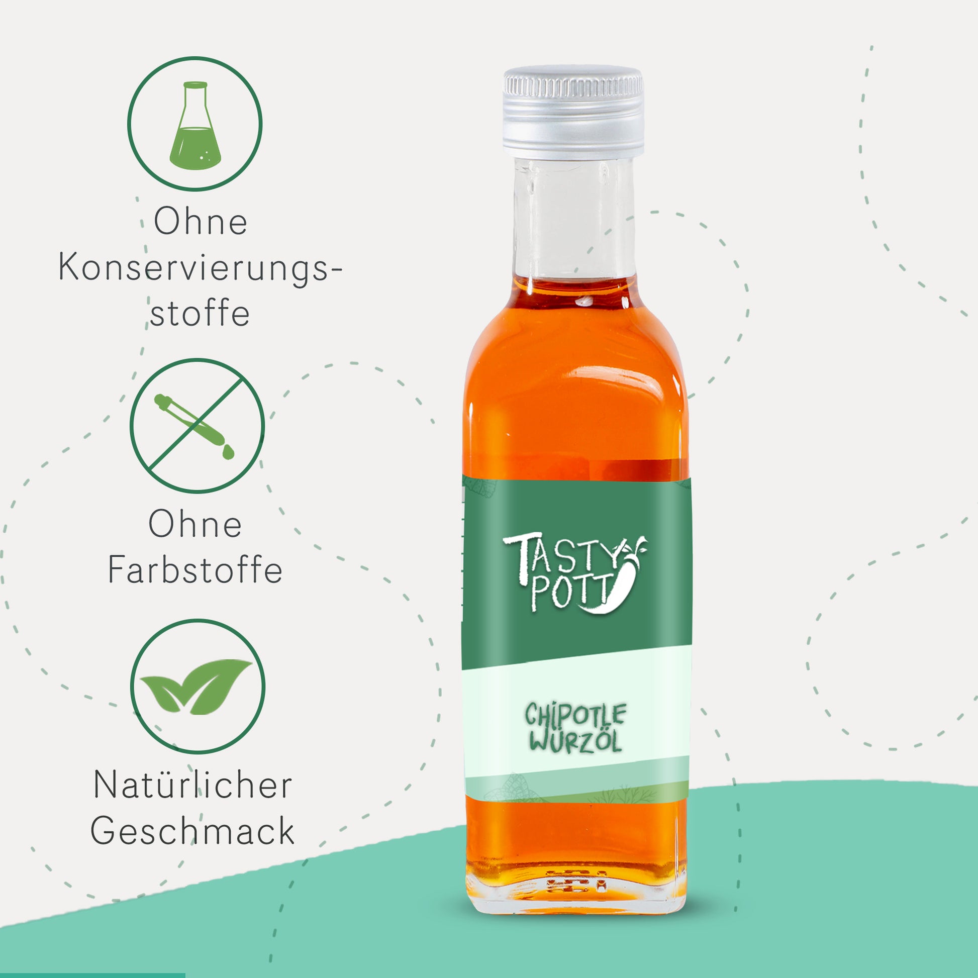 Chipotle Würzöl 100ml - von Tasty Pott — Abbildung 3