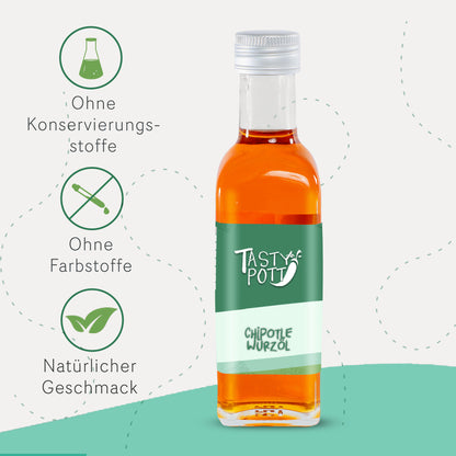 Chipotle Würzöl 100ml - von Tasty Pott — Abbildung 3
