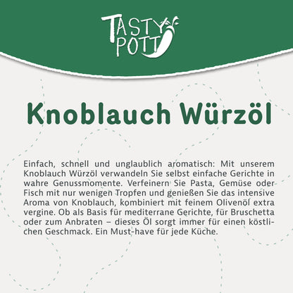 Knoblauch Würzöl 100ml - von Tasty Pott — Abbildung 2