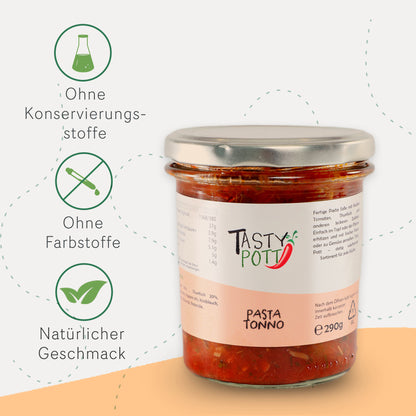 Pasta Tonno - Thunfisch Pasta Sauce - 290g Glas von Tasty Pott — Abbildung 3