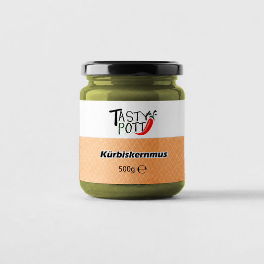 Kürbiskernmus in Rohkostqualität - 500g von Tasty Pott