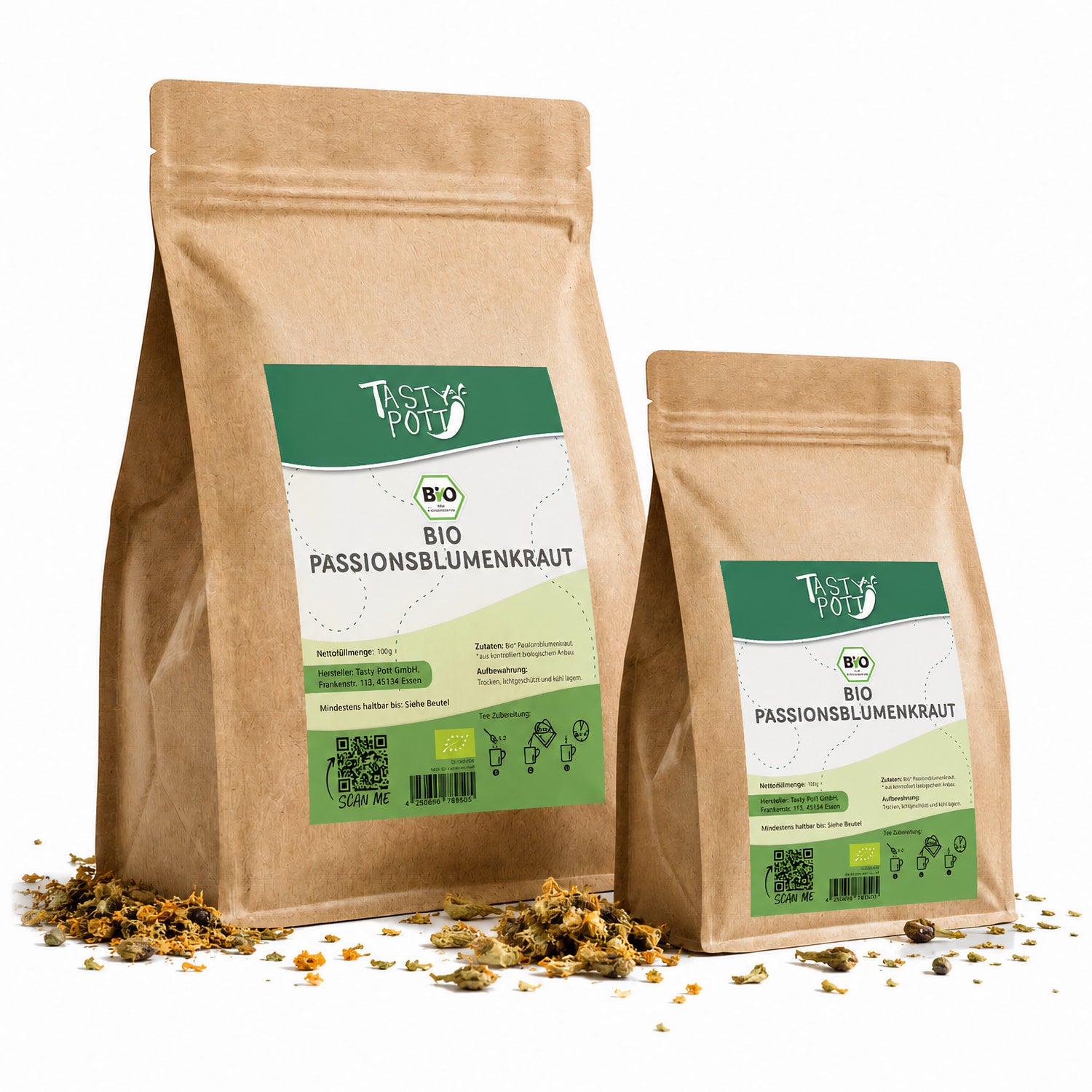Tasty Pott Bio Passionsblumenkraut geschnitten - im Beutel