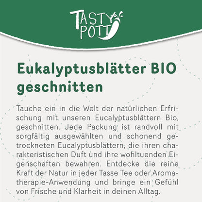 Tasty Pott Bio Eukalyptusblätter getrocknet & geschnitten - im Beutel — Abbildung 2