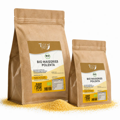 Tasty Pott Bio Maisgrieß (Polenta) - im Beutel