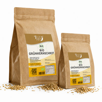 Tasty Pott Bio Grünkernschrot –  im Beutel