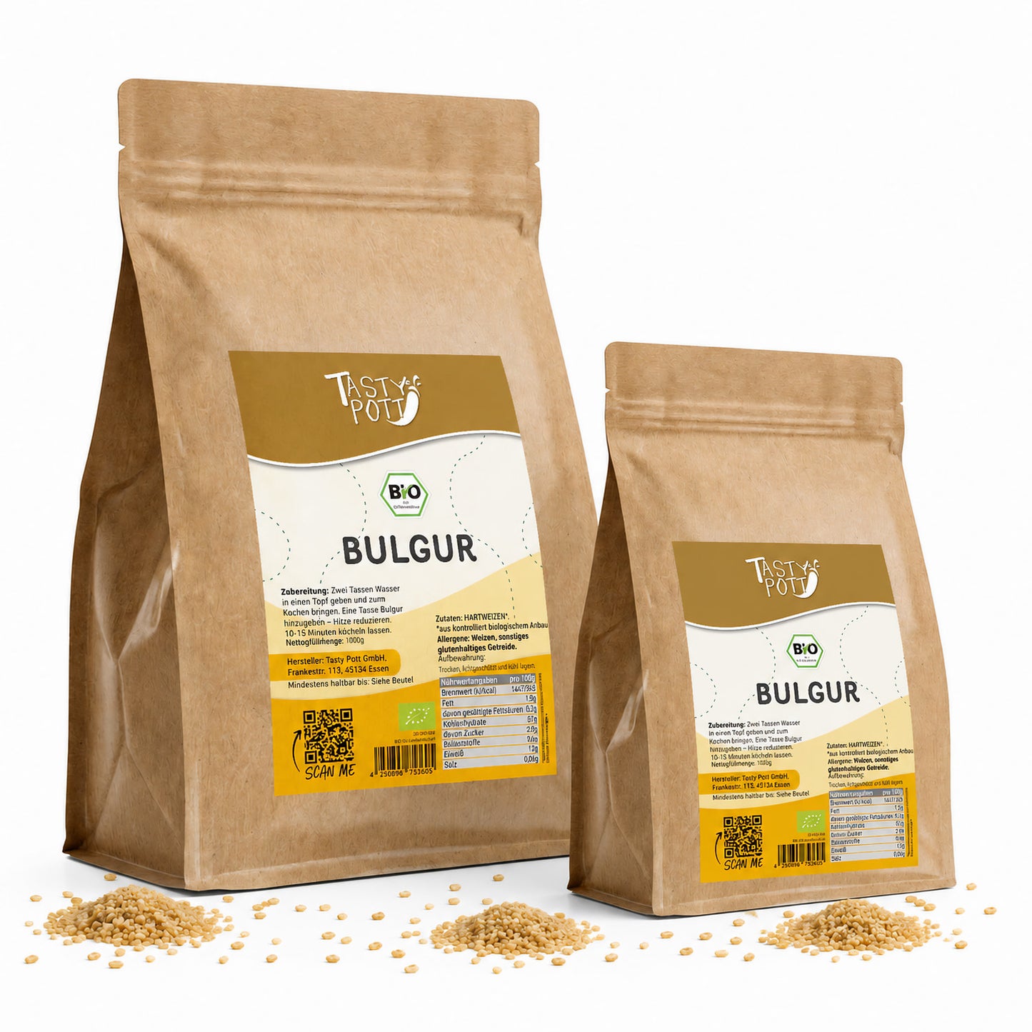 Bio Bulgur – im Beutel