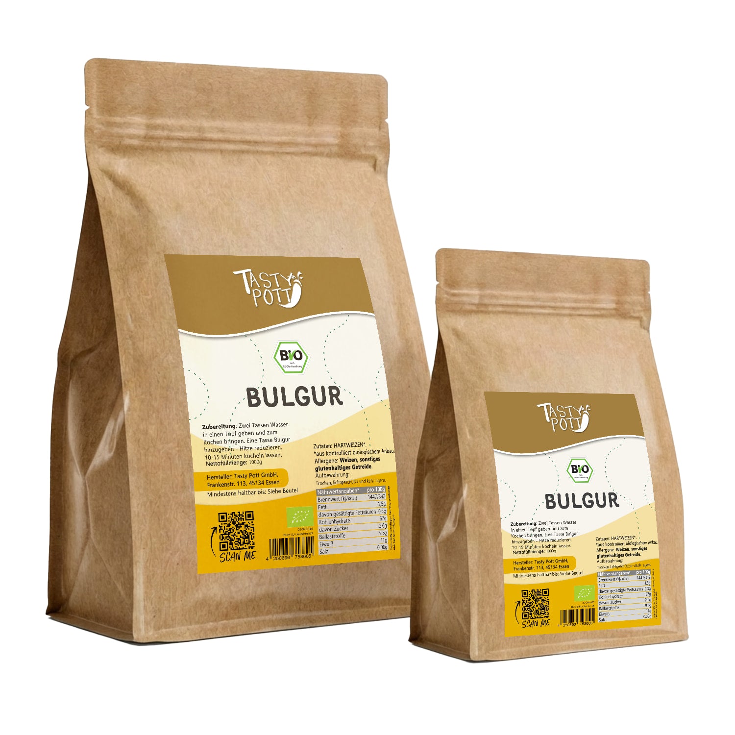 Tasty Pott Bio Bulgur – im Beutel — Abbildung 9