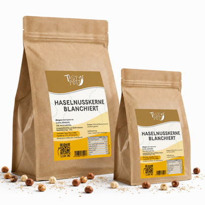 Blanchierte Haselnüsse - ab 1kg von Tasty Pott