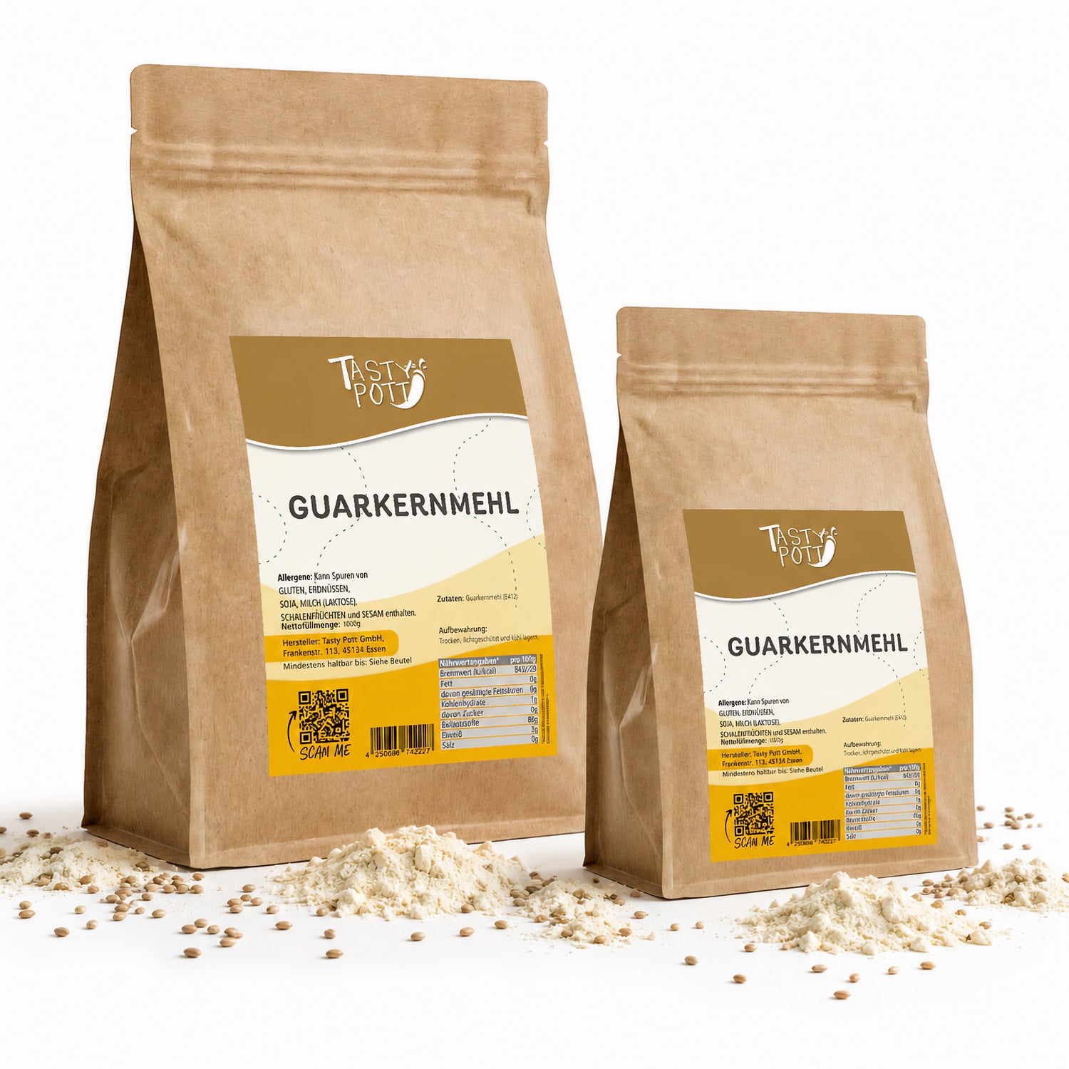 Guarkernmehl - Natürlicher Verdicker - ab 1kg von Tasty Pott