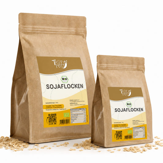 Tasty Pott Bio Sojaflocken - ab 1 kg Beutel