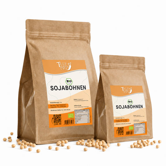 Tasty Pott Bio Sojabohnen ganz - 1kg Beutel