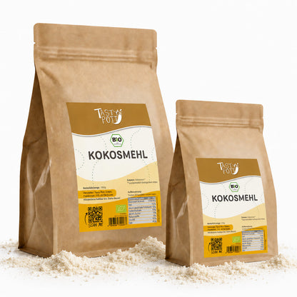 Bio Kokosmehl entölt glutenfrei - 1kg von Tasty Pott