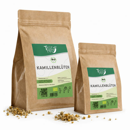 Tasty Pott Bio Kamillenblüten getrocknet - ab 250g Beutel