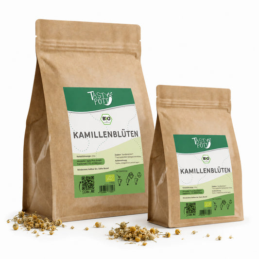 Tasty Pott Bio Kamillenblüten getrocknet - ab 250g Beutel