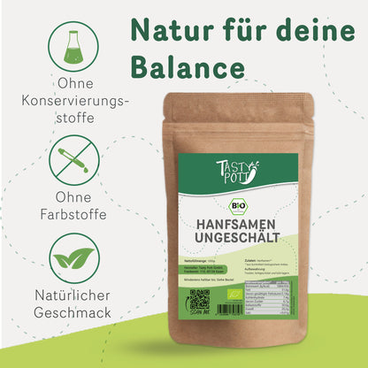 Bio Hanfsamen ungeschält – 1kg von Tasty Pott — Abbildung 3