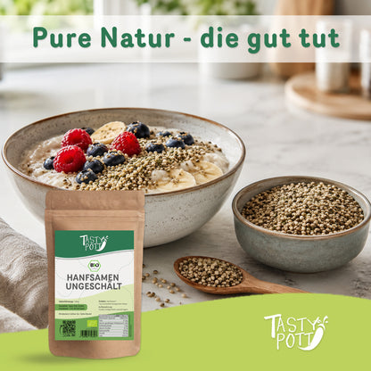 Bio Hanfsamen ungeschält – 1kg von Tasty Pott — Abbildung 5