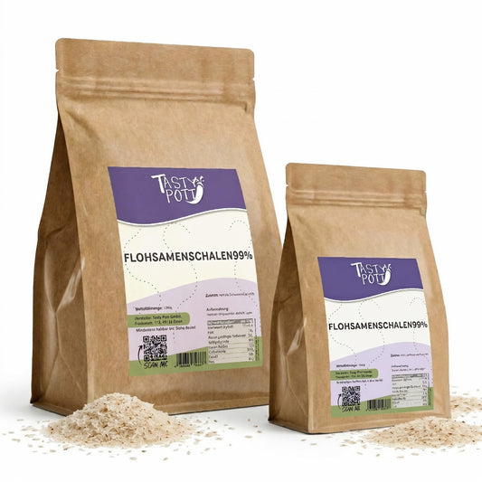 Premium Flohsamenschalen - 99% Reinheit - ab 1kg von Tasty Pott