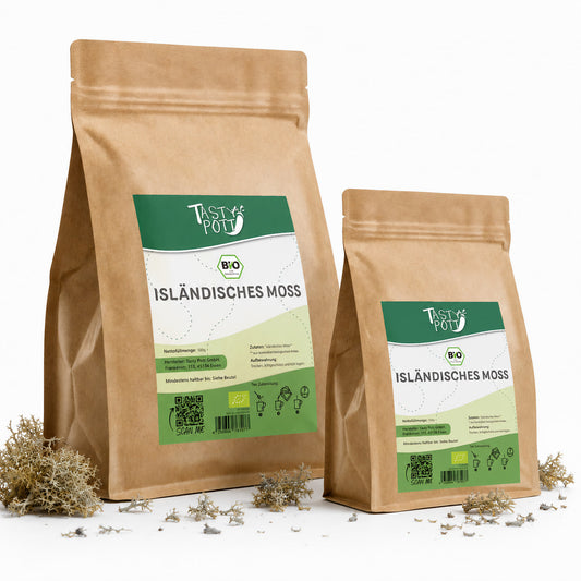Tasty Pott Bio Isländisches Moos geschnitten & getrocknet - ab 100g Beutel