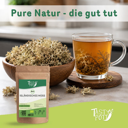 Tasty Pott Bio Isländisches Moos geschnitten & getrocknet - ab 100g Beutel — Abbildung 4