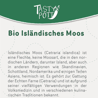 Tasty Pott Bio Isländisches Moos geschnitten & getrocknet - ab 100g Beutel — Abbildung 3