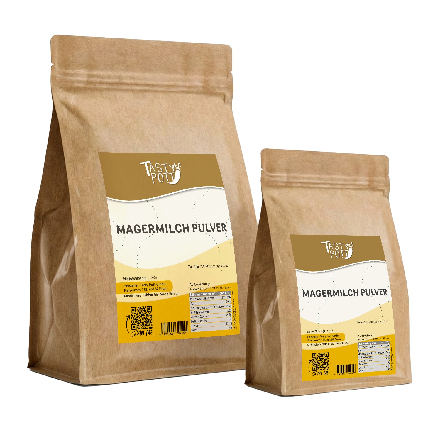 Magermilchpulver - ab 1kg Beutel von Tasty Pott — Abbildung 9