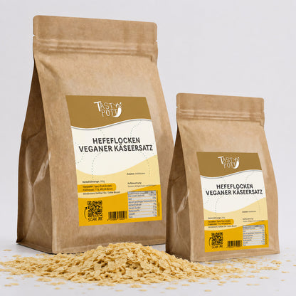 Hefeflocken veganer Käseersatz in 500g Beutel von Tasty Pott