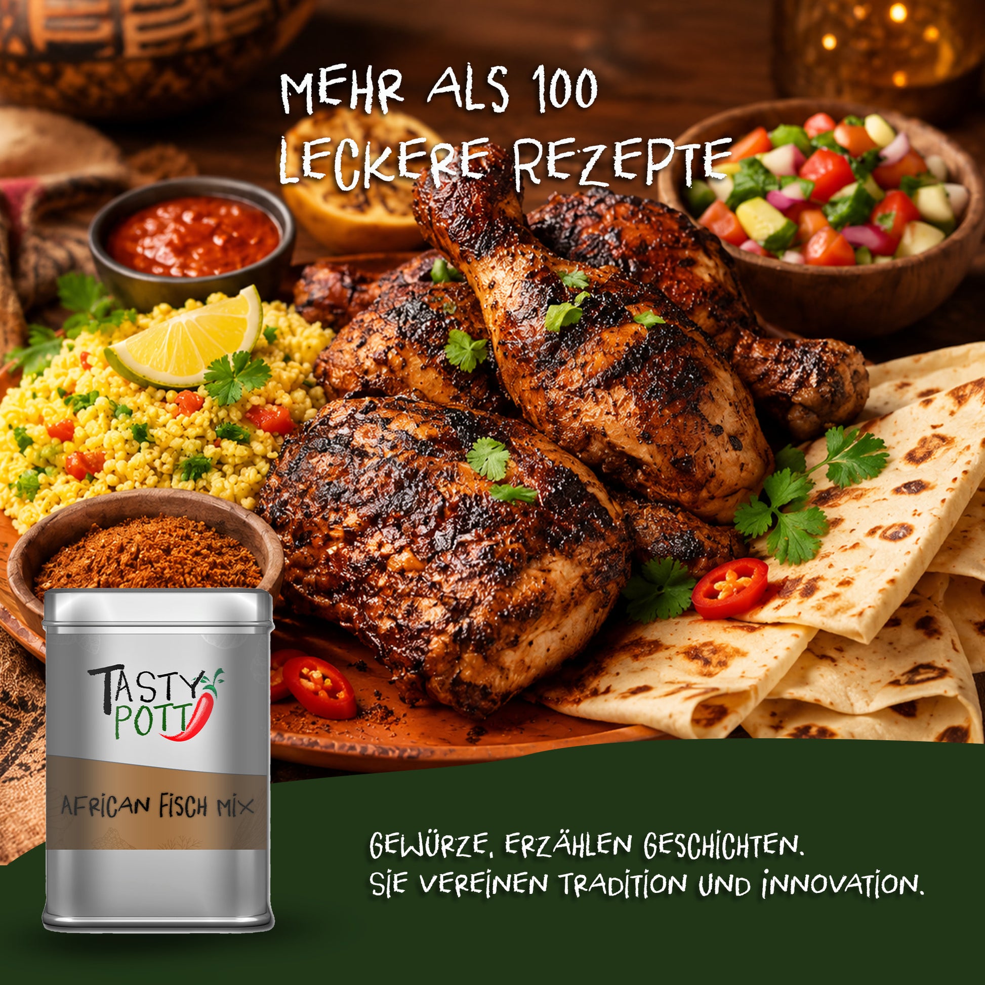 Tasty Pott African Fish Rub - im Beutel — Abbildung 5
