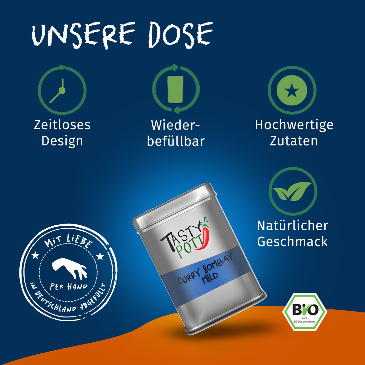 Tasty Pott Curry Bombay mild - im Beutel — Abbildung 4