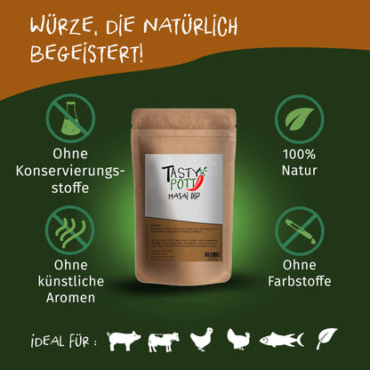 Tasty Pott Masai Dip – Afrikanische Gewürzmischung - im Beutel — Abbildung 3