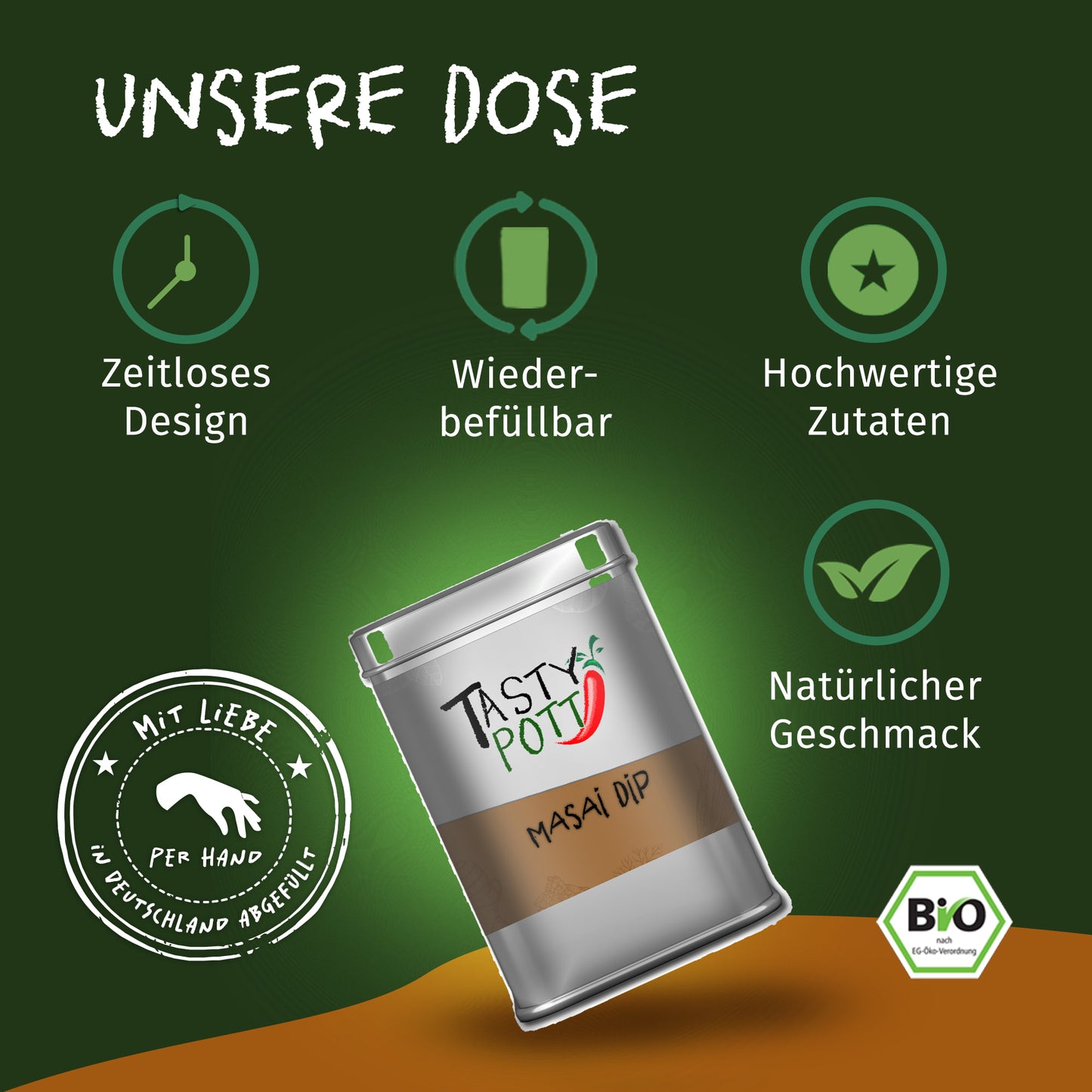 Tasty Pott Masai Dip – Afrikanische Gewürzmischung - im Beutel — Abbildung 4