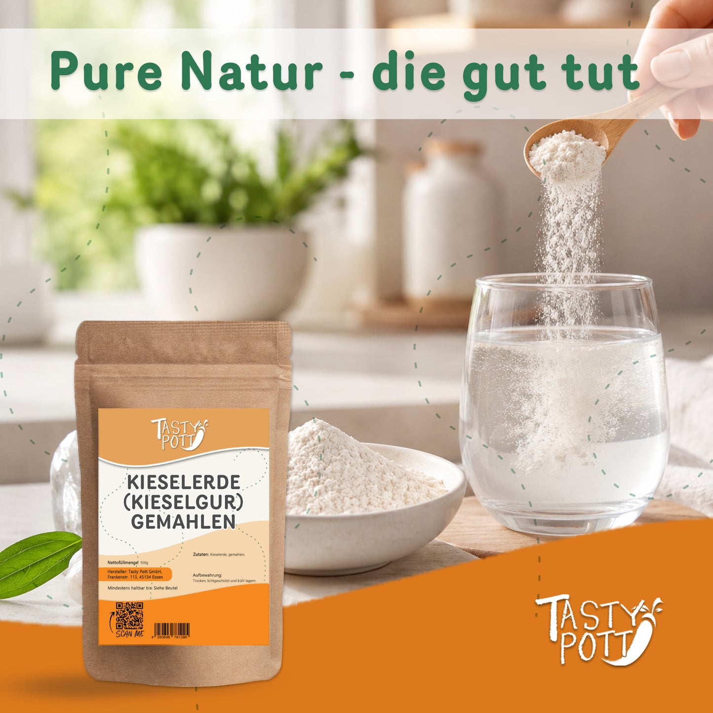 Tasty Pott Kieselgur (Diatomeen) – im Beutel — Abbildung 5