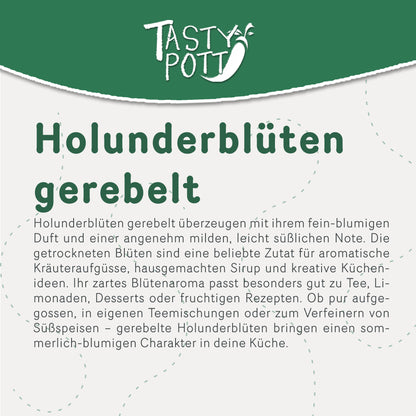 Tasty Pott Gerebelte Holunderblüten – im Beutel — Abbildung 2