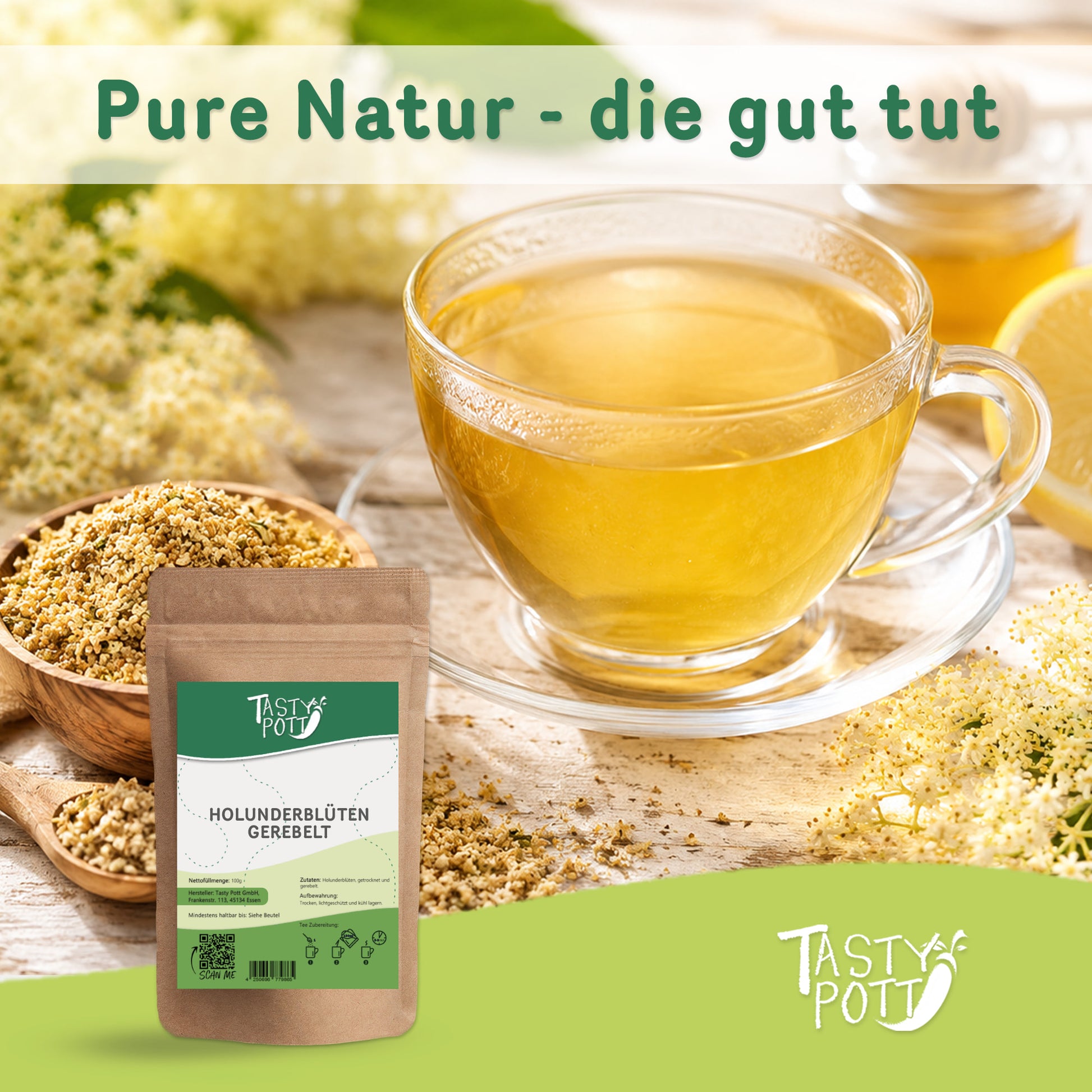 Tasty Pott Gerebelte Holunderblüten – im Beutel — Abbildung 6