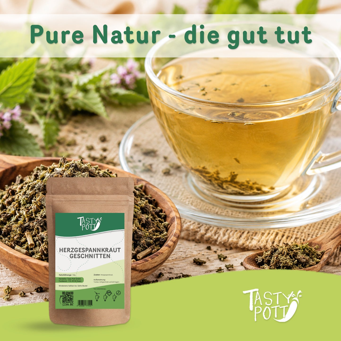 Tasty Pott Herzgespannkraut getrocknet & geschnitten – im Beutel — Abbildung 4