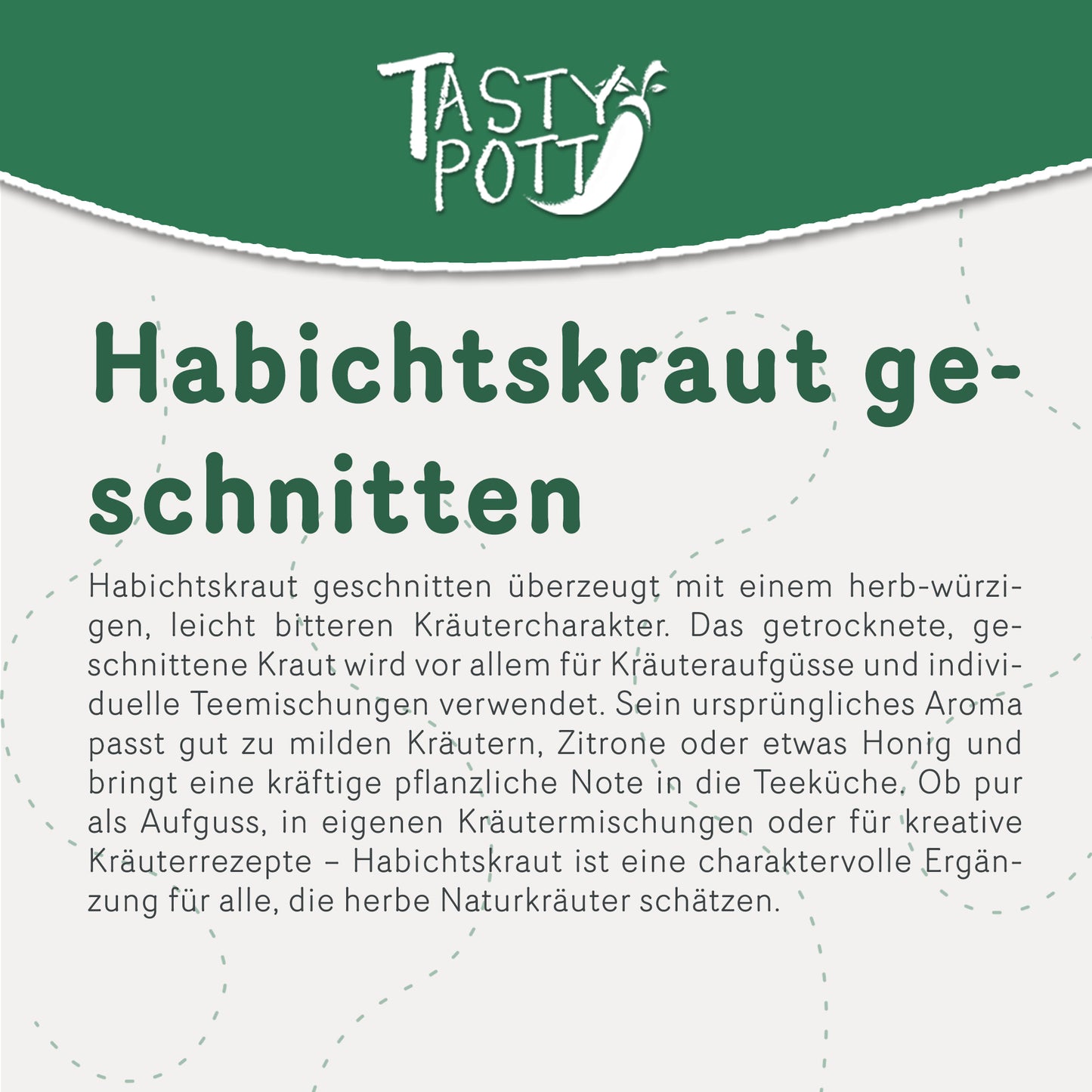 Tasty Pott Habichtskraut getrocknet & geschnitten – im Beutel — Abbildung 2