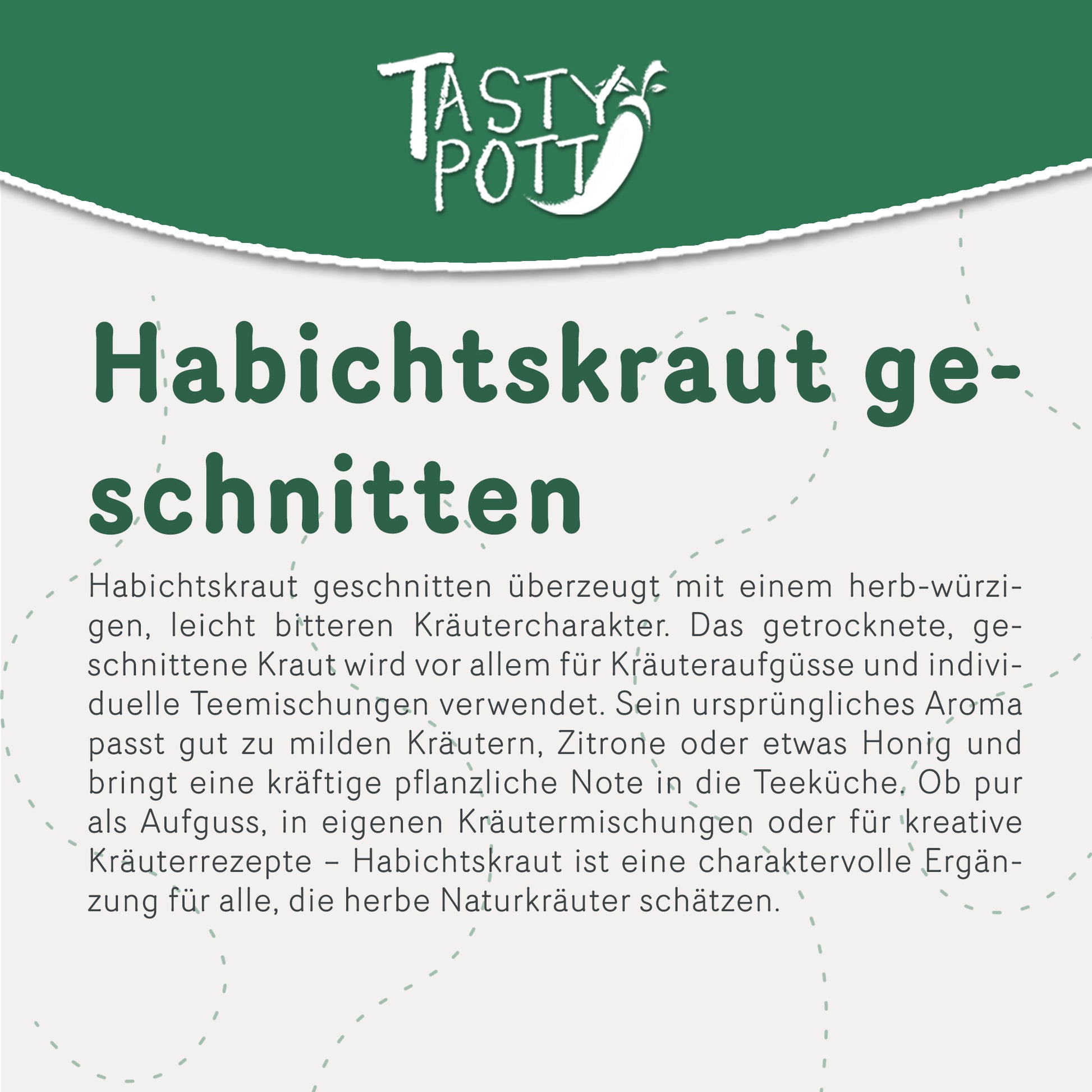 Tasty Pott Habichtskraut getrocknet & geschnitten – im Beutel — Abbildung 2