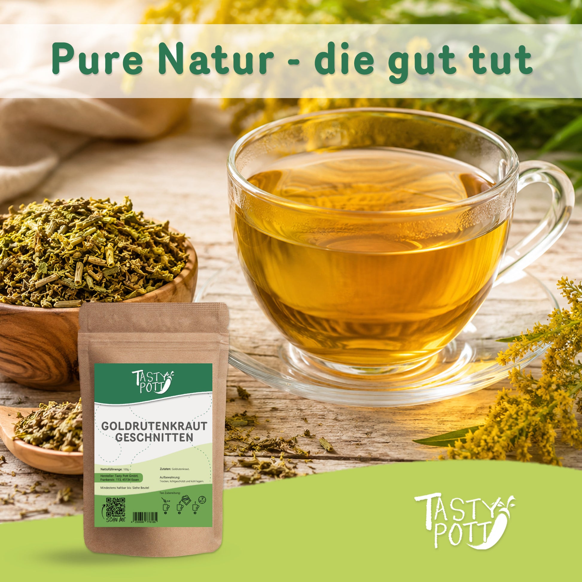 Tasty Pott Goldrutenkraut getrocknet & geschnitten – im Beutel — Abbildung 5