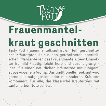 Tasty Pott Frauenmantelkraut getrocknet & geschnitten –  im Beutel — Abbildung 2