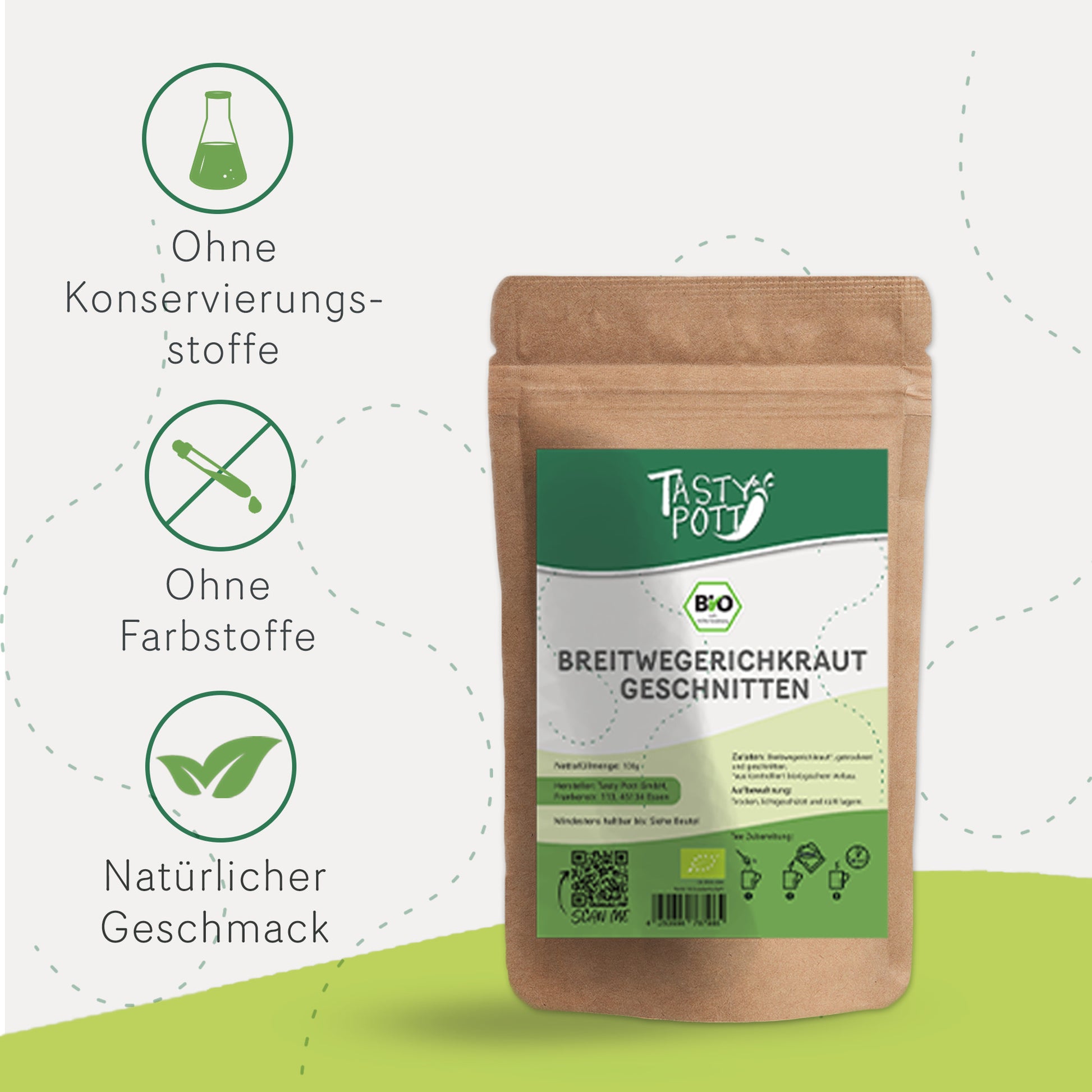 Tasty Pott Breitwegerichkraut geschnitten – im Beutel — Abbildung 3