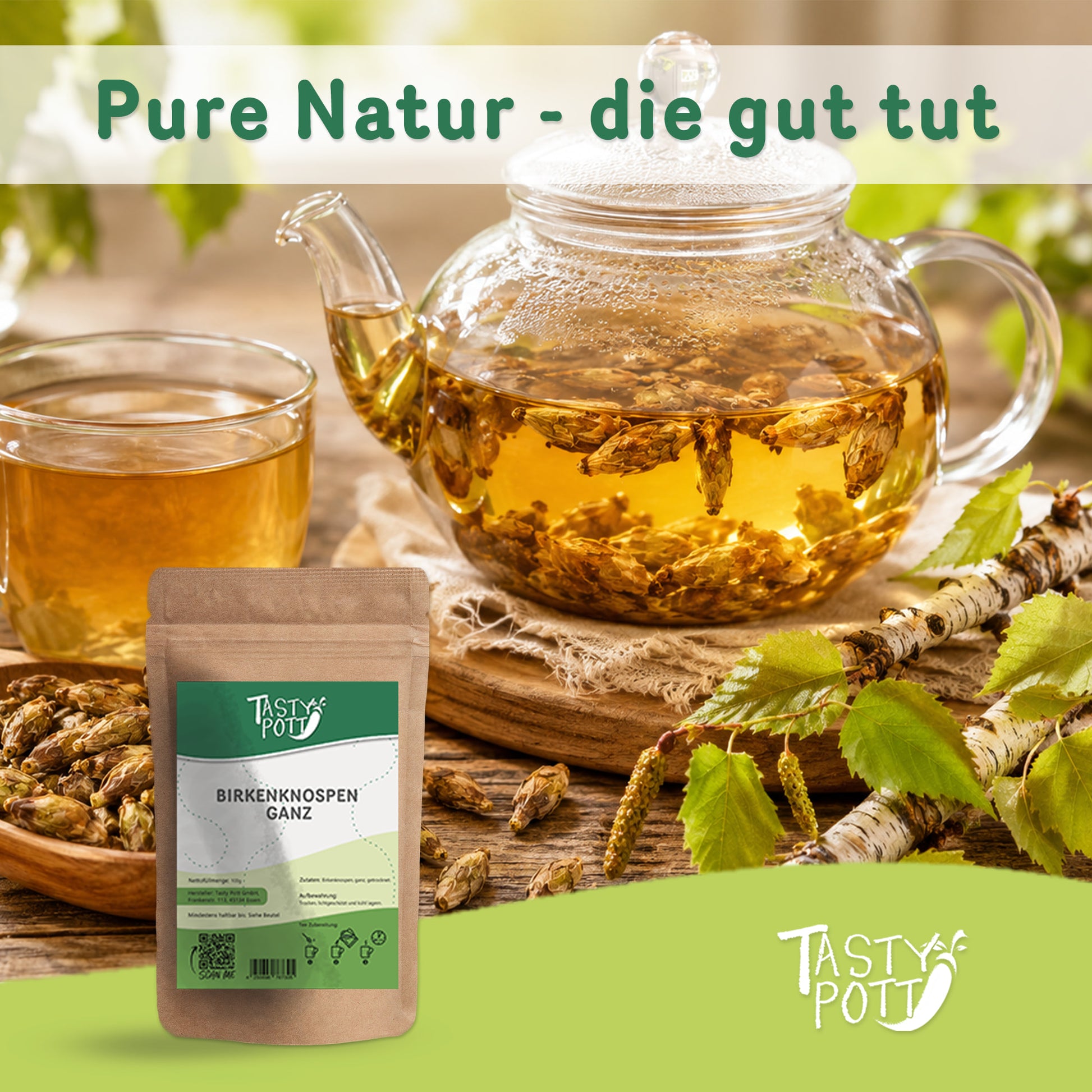 Tasty Pott Birkenknospen getrocknet –  im Beutel — Abbildung 5