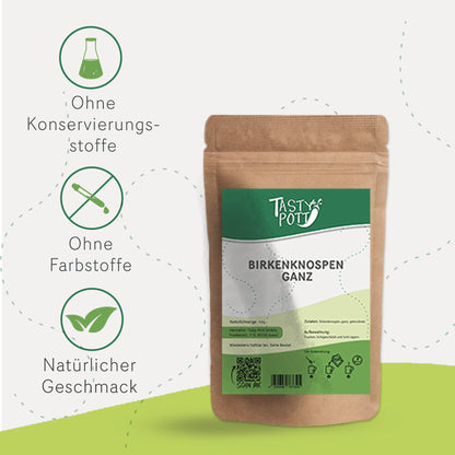 Tasty Pott Birkenknospen getrocknet –  im Beutel — Abbildung 3