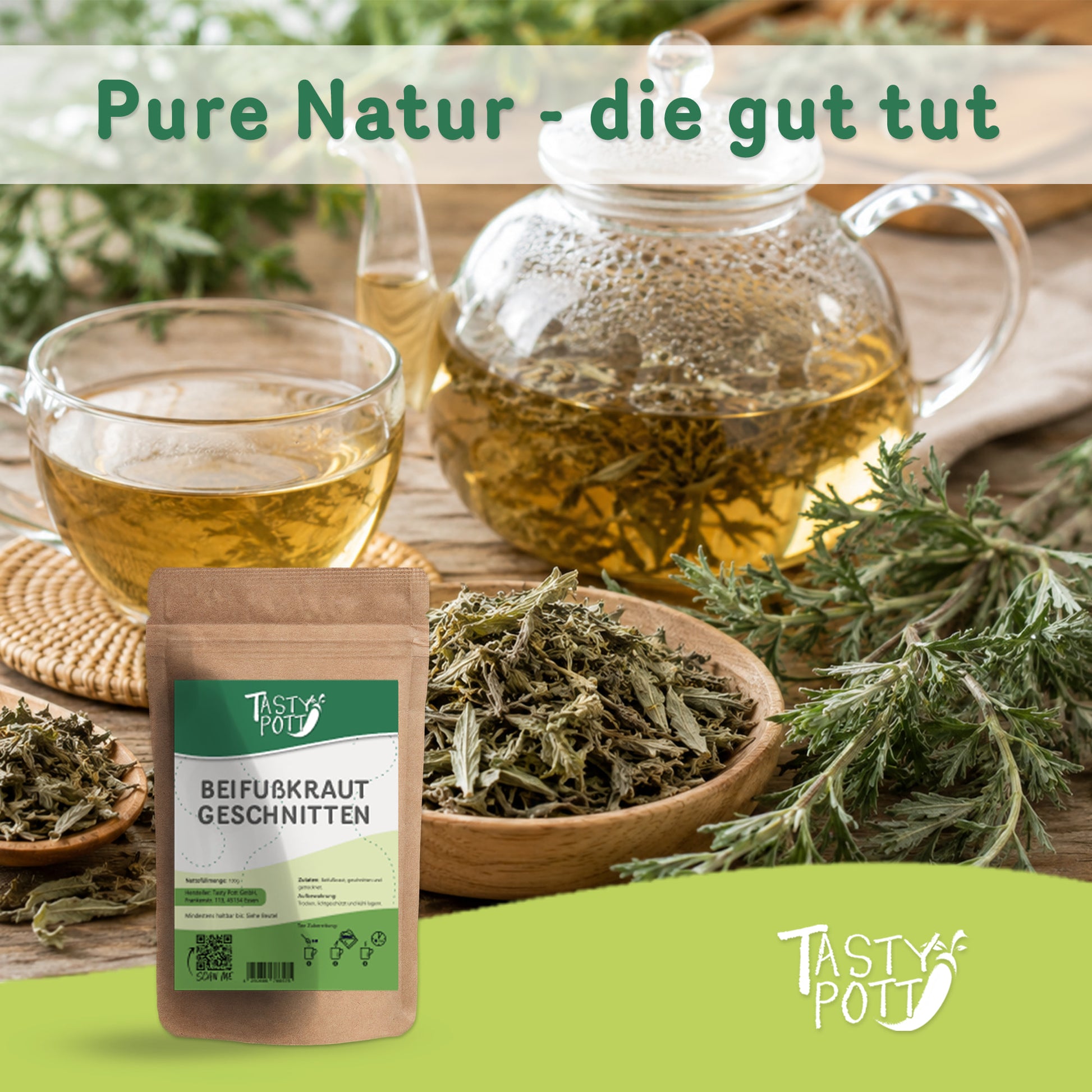Tasty Pott Beifußkraut getrocknet - im Beutel — Abbildung 5